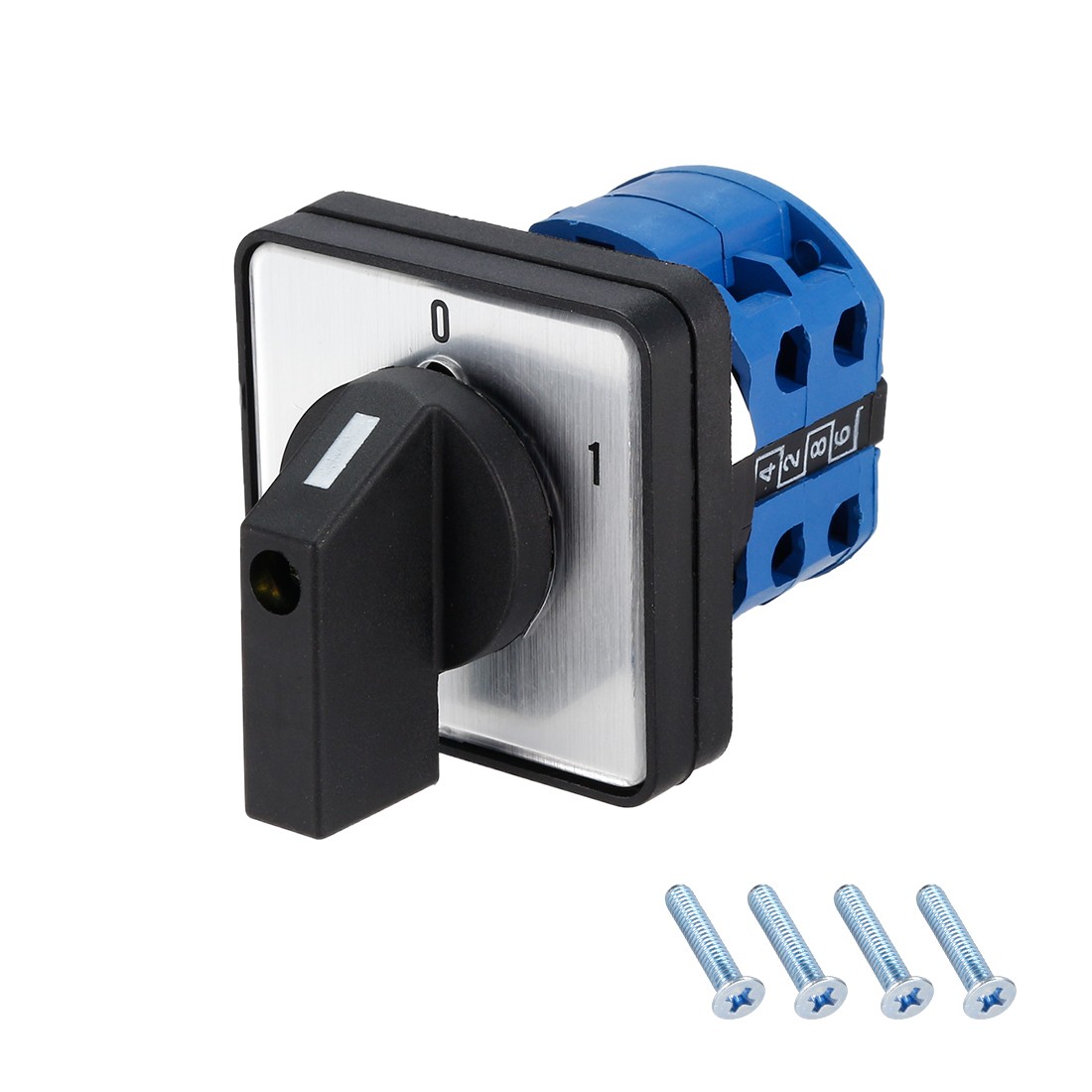 Changeover Switch 2 Place Rotary Selector Cam Switch 8 Terminal Latching