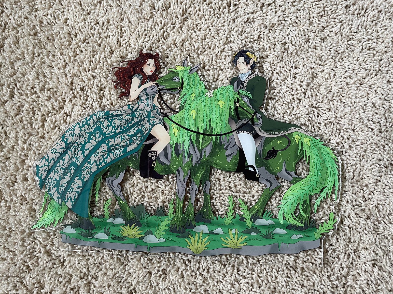 Jude and Cardan large acrylic stand - The Cruel Prince FoTA