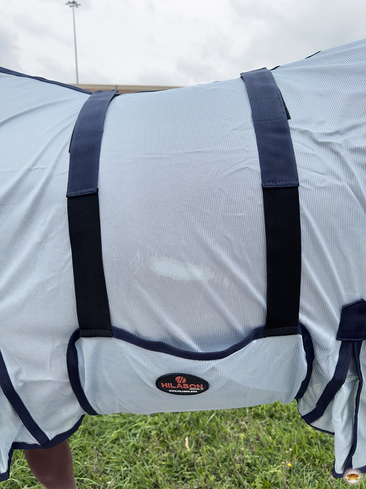 HILASON Horse Fly Sheet UV Protect Breathable Mesh Bug Mosquito Spring | Summer