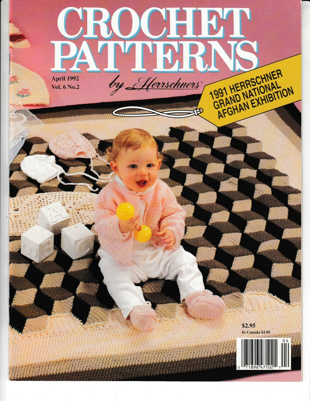 Crochet Patterns Magazine | Herrschners April 1992 Vol. 6 No. 2