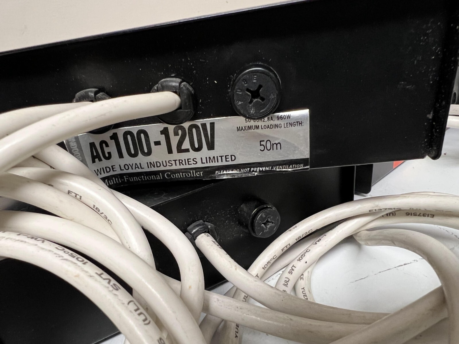 Lot of 4 Flexlight WL-3C-Wire 1/2” Rope Light 120V Controller 960W Chaser Party