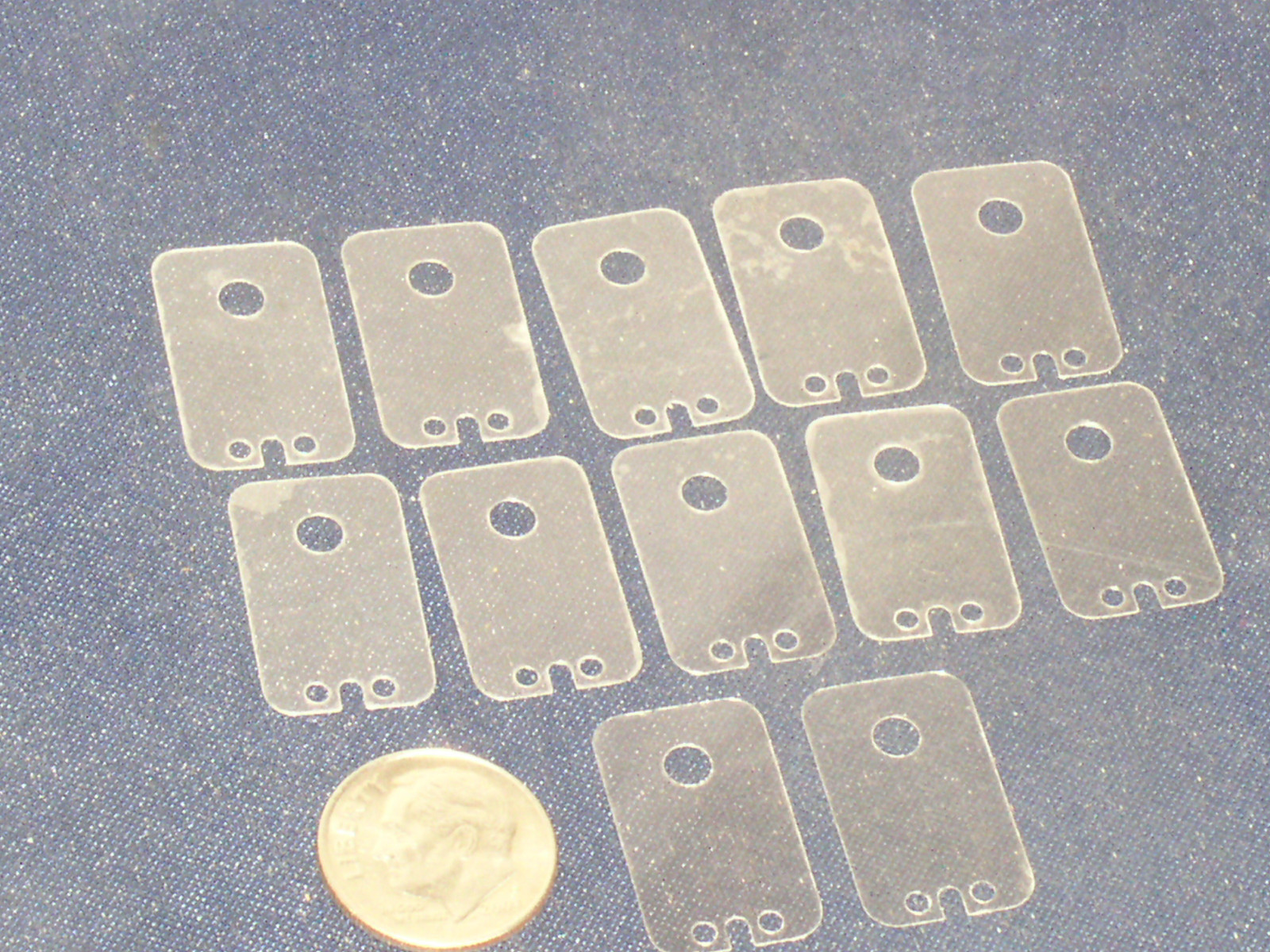 12 BRAND NEW CRISP T0 TO-220 CASE TRANSISTOR MICA INSULATOR KEYSTONE #4672 USA