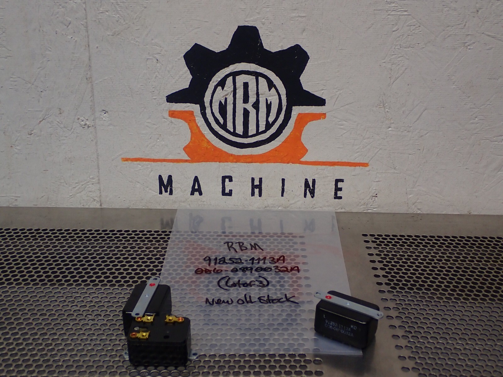 RBM 91252-1113A 006-0890032A Relays New Old Stock (Lot of 3)