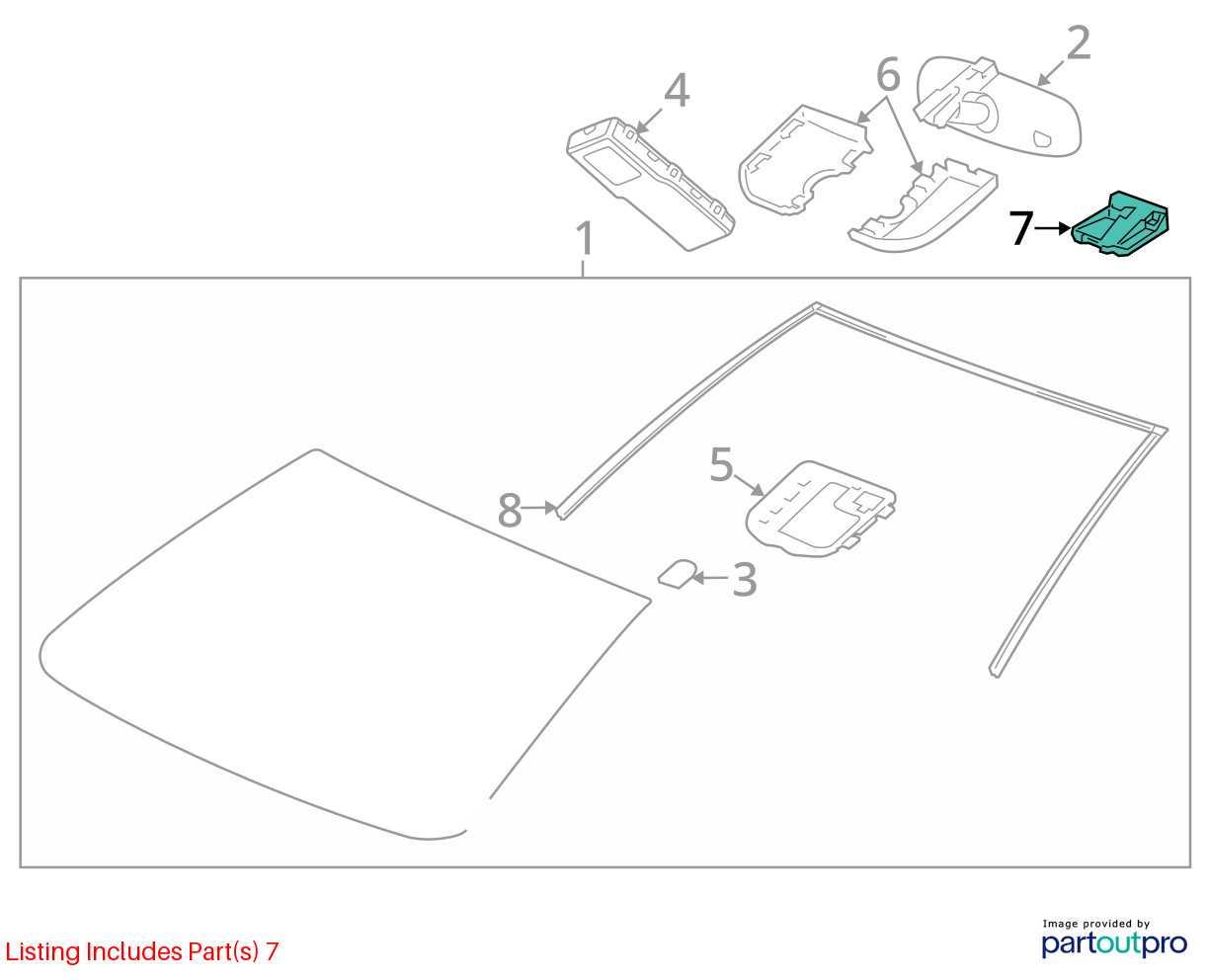 2014-2017 Chevrolet Equinox Back Up Sensor Backup Camera Q8FPI