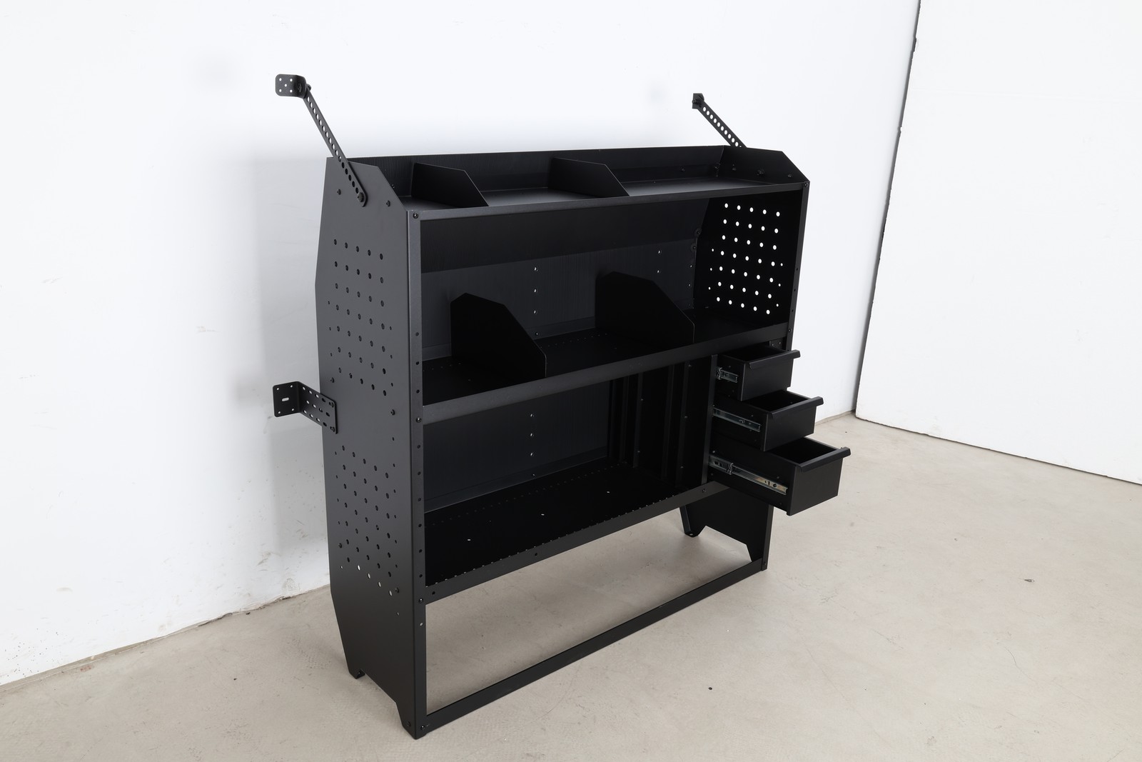 42"Wx43"Hx13"D Van Shelving for Ford Transit Connect,Ram Promaster City w/drawer