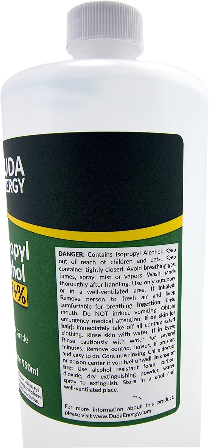 Industrial Grade 99.9% Pure yl Alcohol - Total 1 Gallon for Cleaning and More