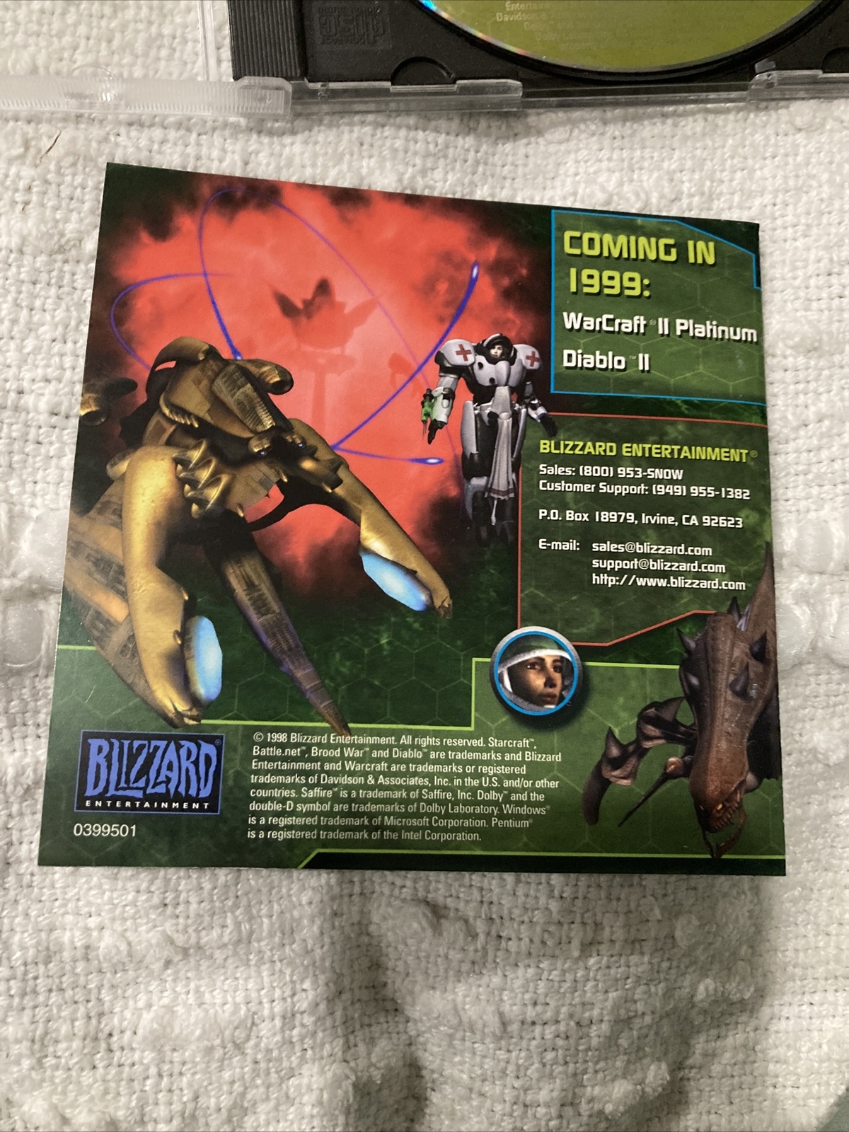 Starcraft and Starcraft Brood War Expansion Set (PC, 1998) & Strategy Guide