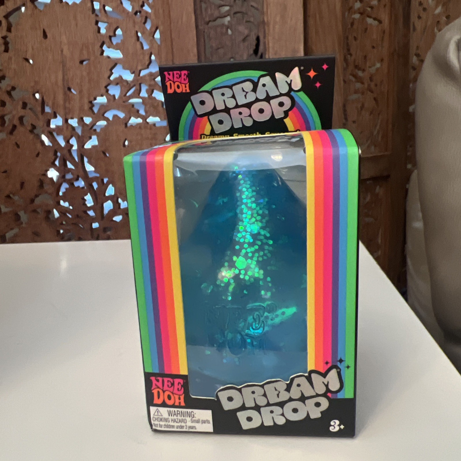 NeeDoh Dream Drop Squishy Toy BLUE Nee Doh Stress Ball Authentic NEW Schylling