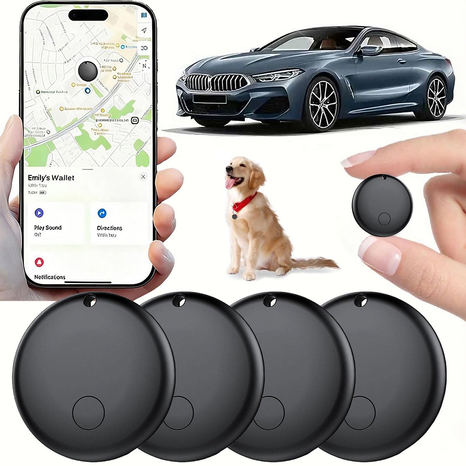 Mini GPS Tracker for Vehicles, Hidden Tracking Device for Vehicles, Car Tracker
