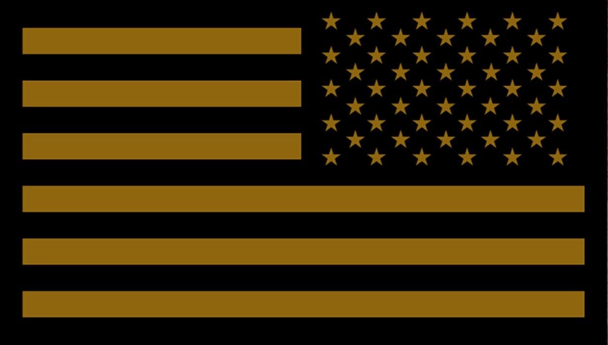 Authentic US MILITARY- IR -INFRARED REFLECTIVE- Reverse -OCP- US FLAG VEL PATCH