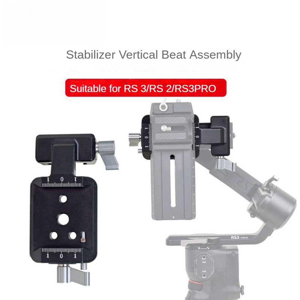 Stabilizer Vertical Plate for RS3 RS2 Pro Vertical Camera Mounting4463