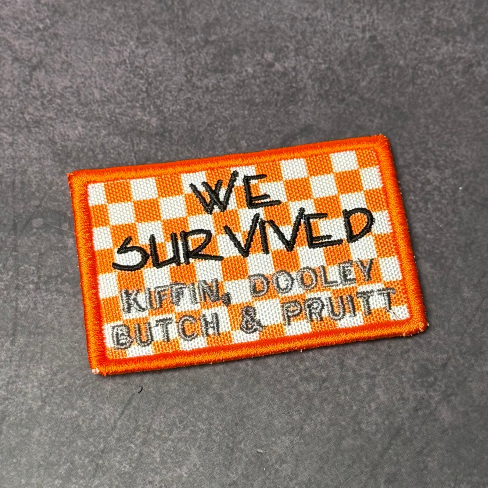 Tennessee Football "We Survived" Morale Patch 2x3" GBO | VELCRO® Brand Fastener