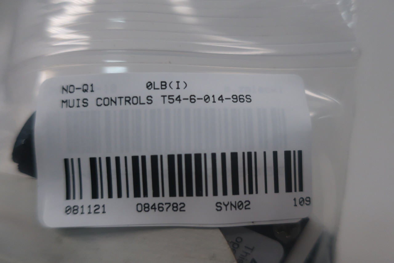 Muis Controls T54-6-014-96S Variable Area Flow Meter 0-60