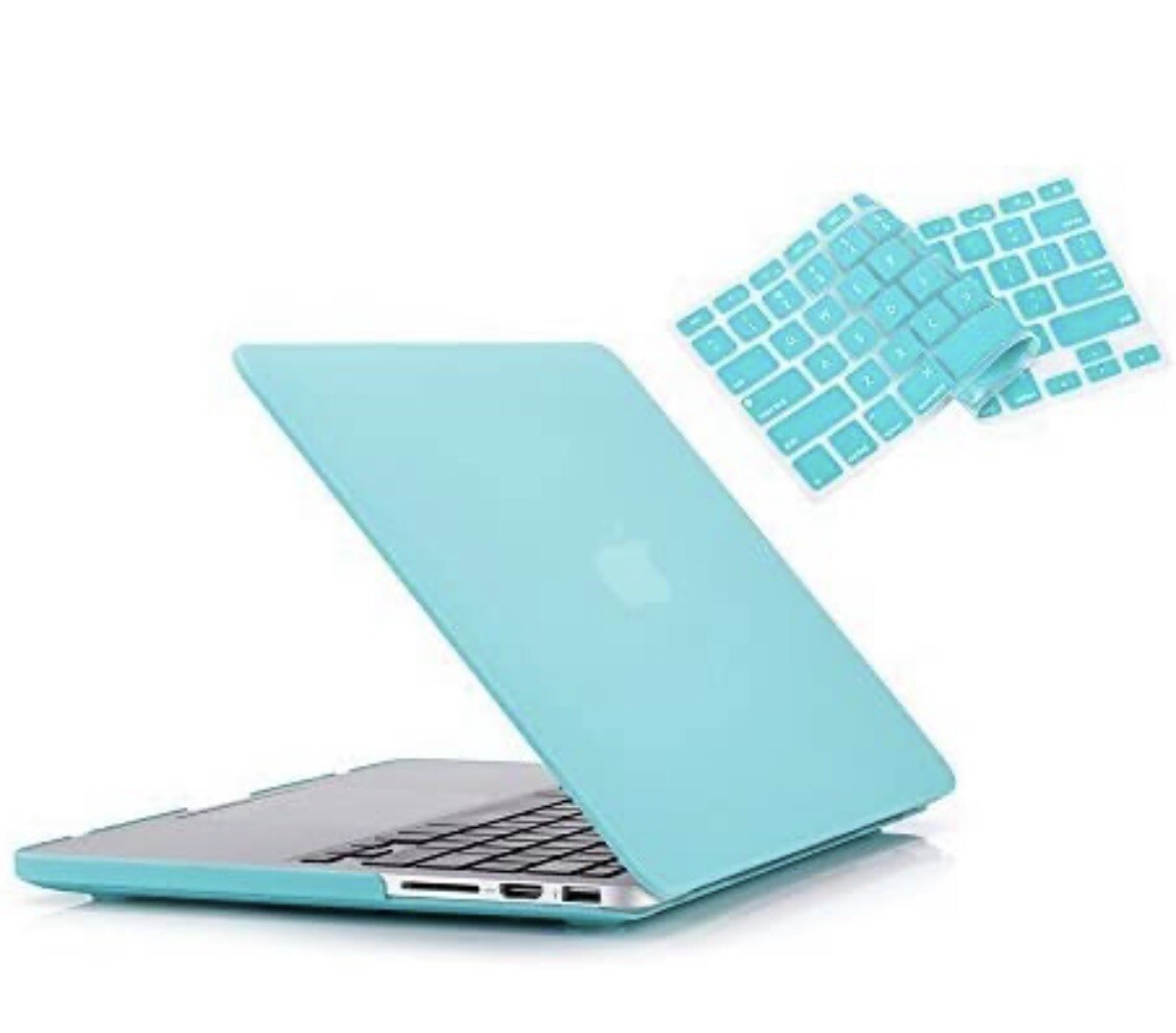 15.4 in   2 in 1 Soft Touch Cover with Retina Display Turquoise - A0016