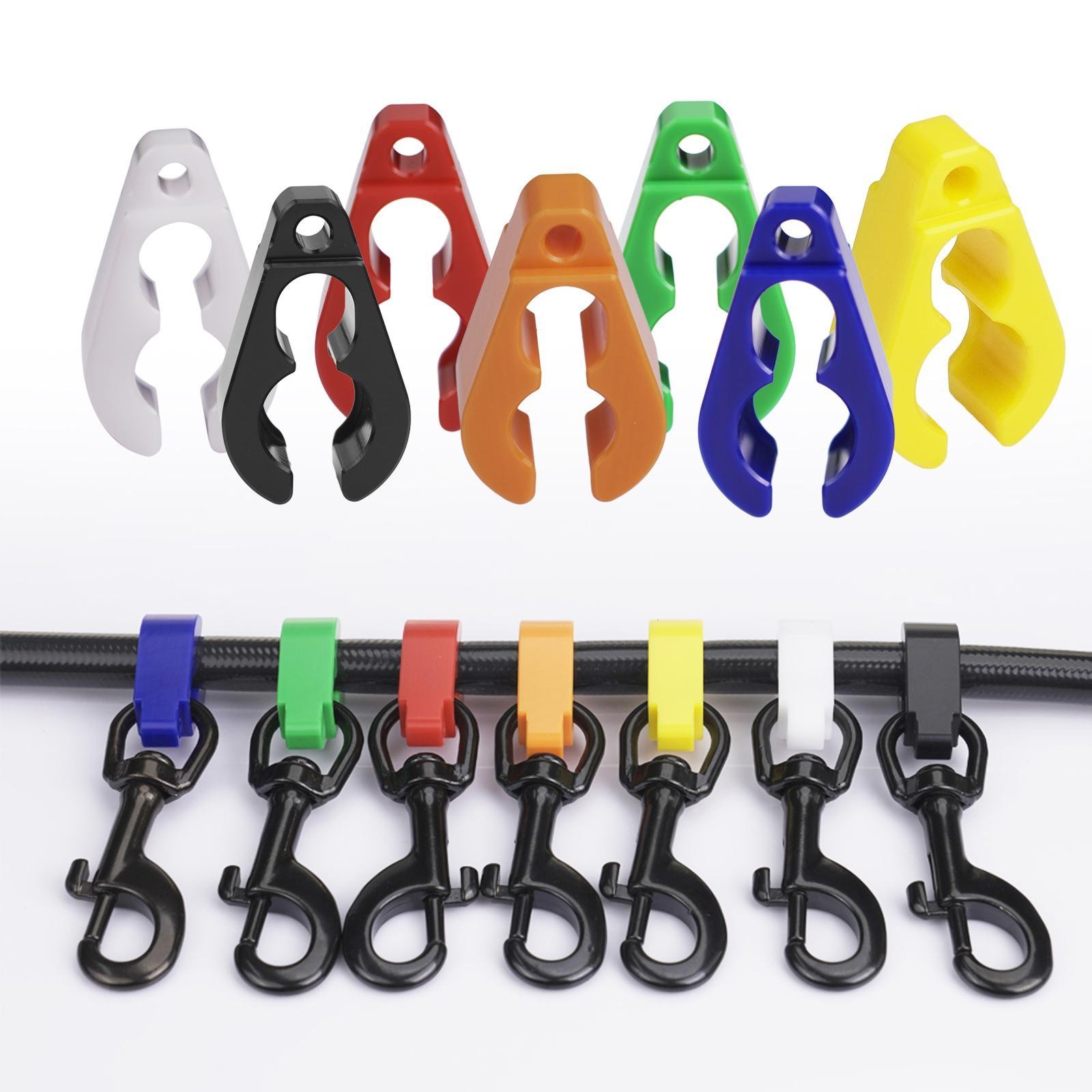 Long Hose Clip Retainer for Scuba Diving Second Stage Underwater Water Sports