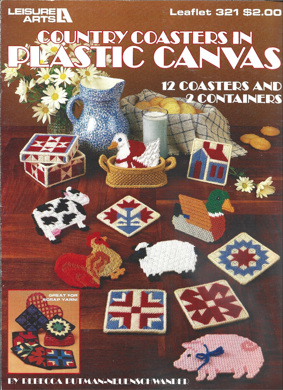 Country Coasters In Plastic Canvas Pattern Leaflet 321 Leisure Arts