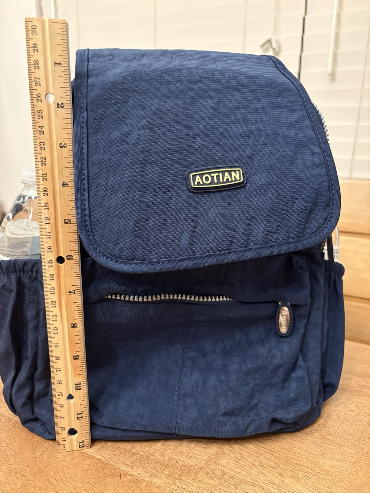 Aotian Medium Backpack Preowned, But Never Used, Gender Neutral, Navy Blue