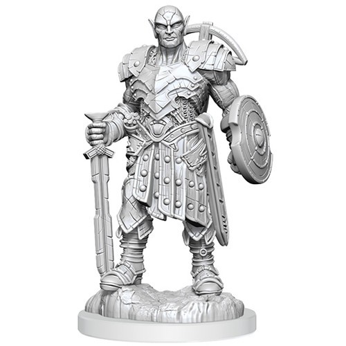 WZK90402 Dungeons & Dragons Unpainted Miniatures: W20 Earth Genasi Fighter