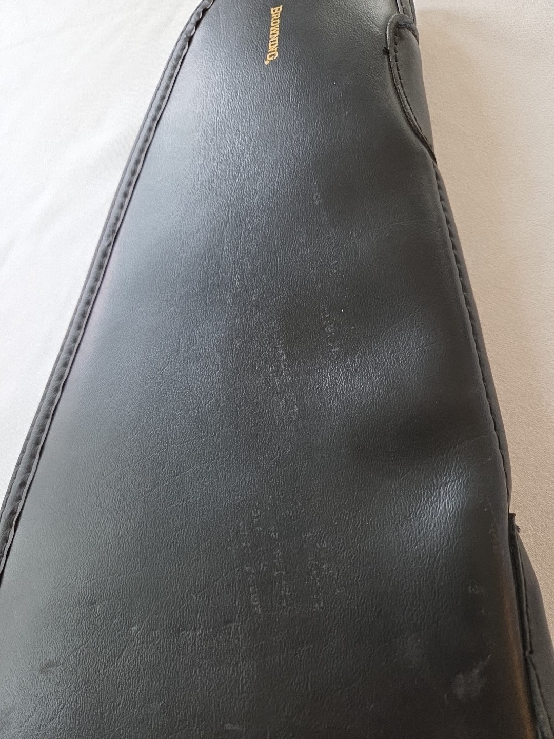 Browning Black 15x7.5 inch Leather Pistol Rug