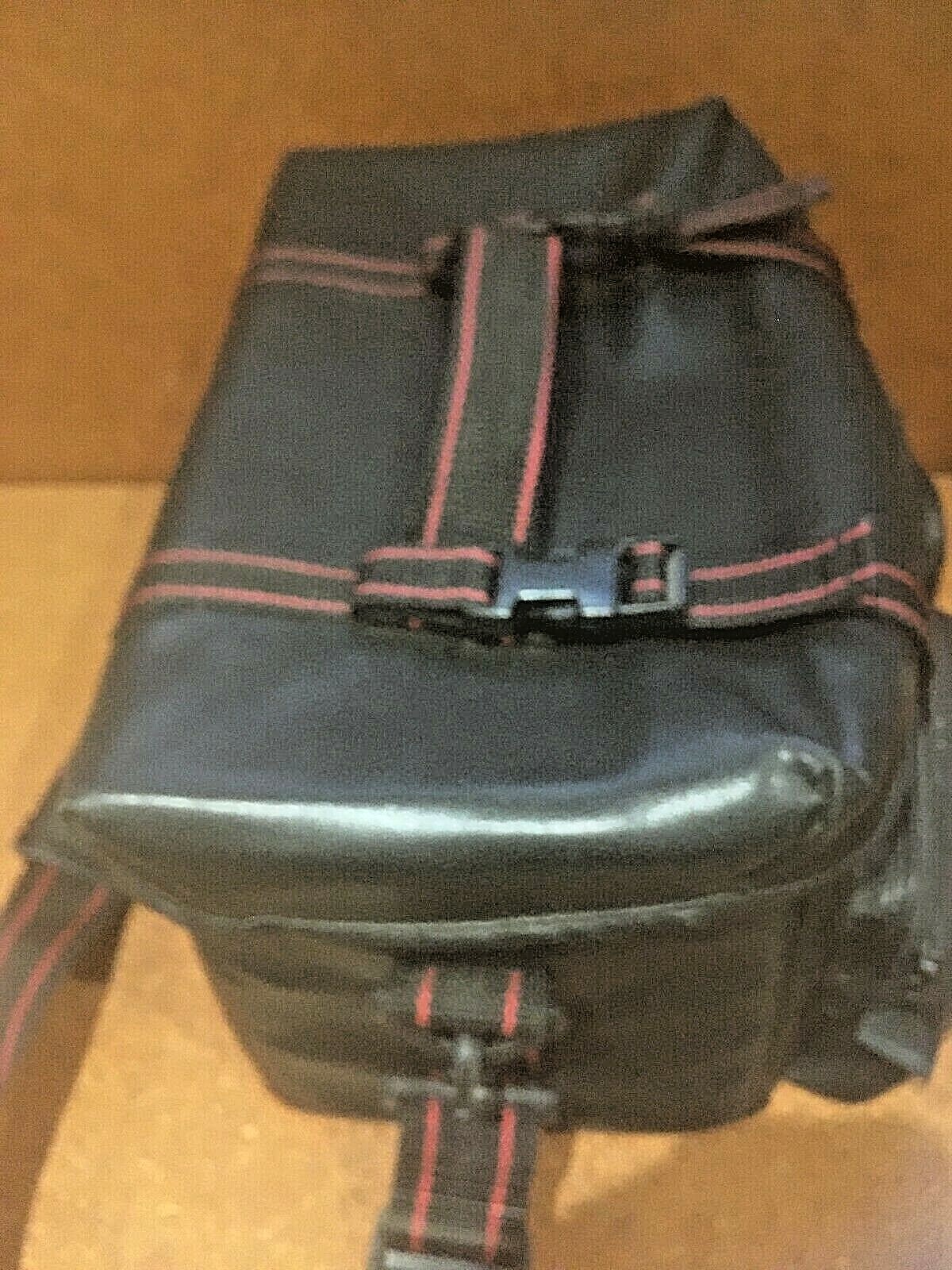 Promaster Black Camera Bag, front pockets, adjustable partitions, shoulder strap