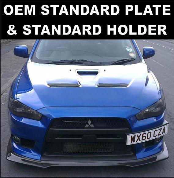 Shorter length Number Plate Holder Bracket FOR Mitsubishi Evolution Evo 10 EVO X