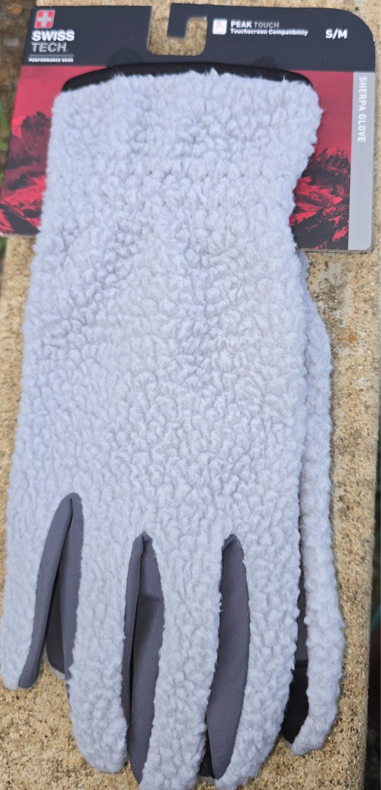 SWISS TECH Men's Performance Gear~ Sherpa Glove Touchscreen Compatible~ Size S/M