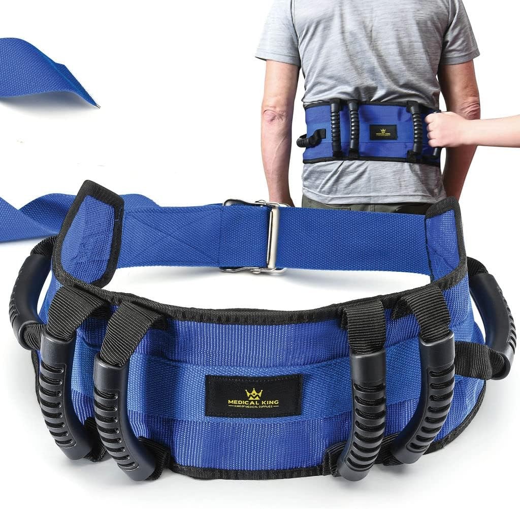 Transfer Gait Belt for Seniors with 6 Handles