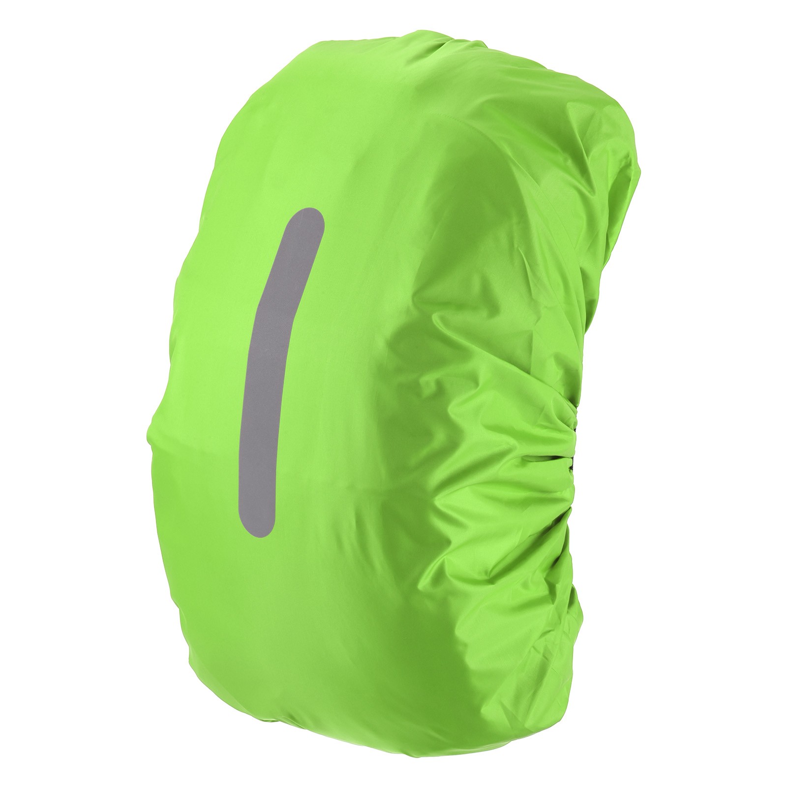 55L-65L Backpack Rain Cover with A Vertical Reflective Strap [Grass Green]