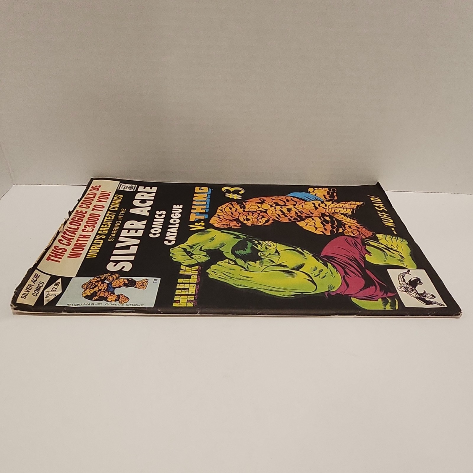 Silver Acre Comics Catalogue #3 Hulk vs Thing Spider-Man Marvel