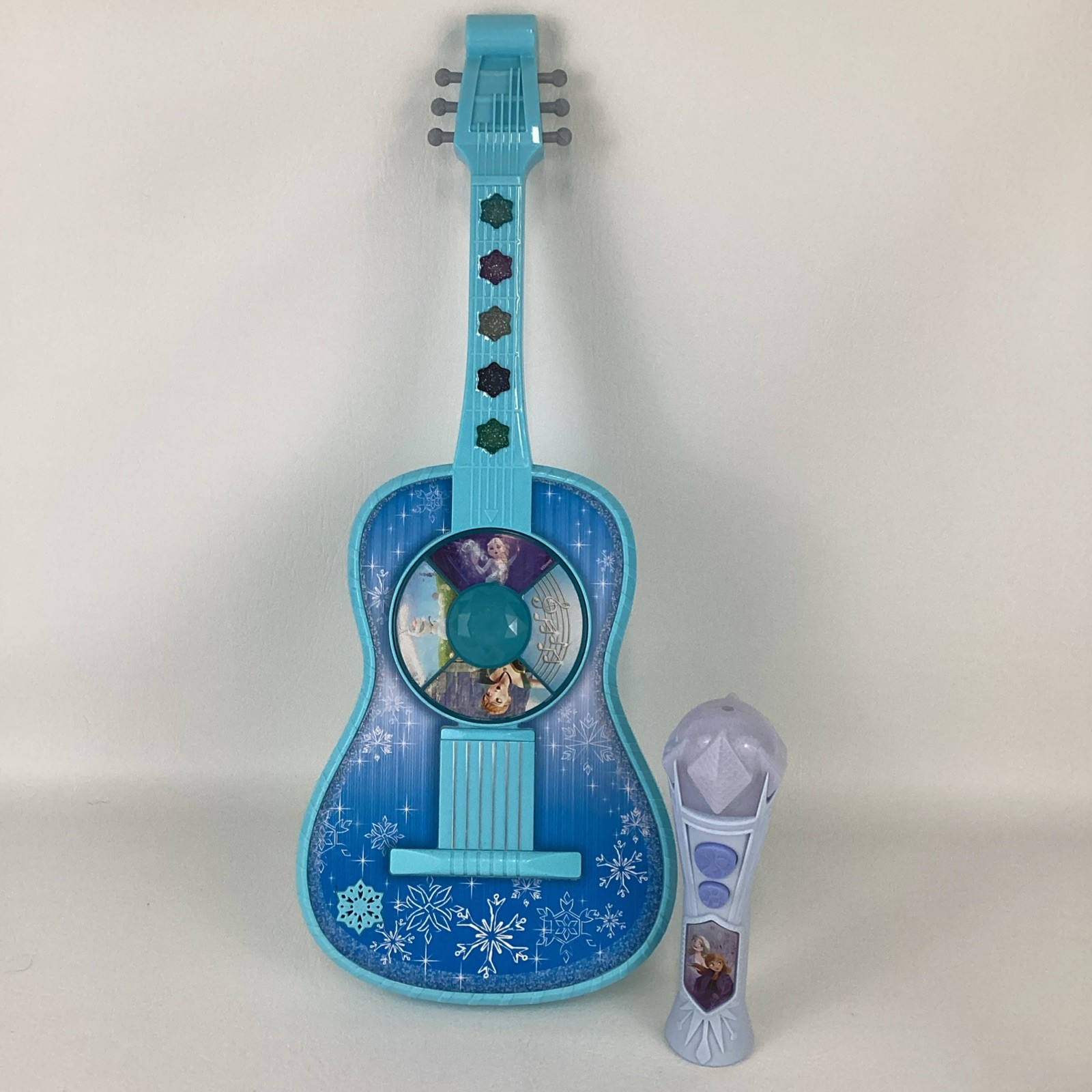 Disney Frozen Magic Touch Guitar Musical Instrument Sing With Me Microphone Toy
