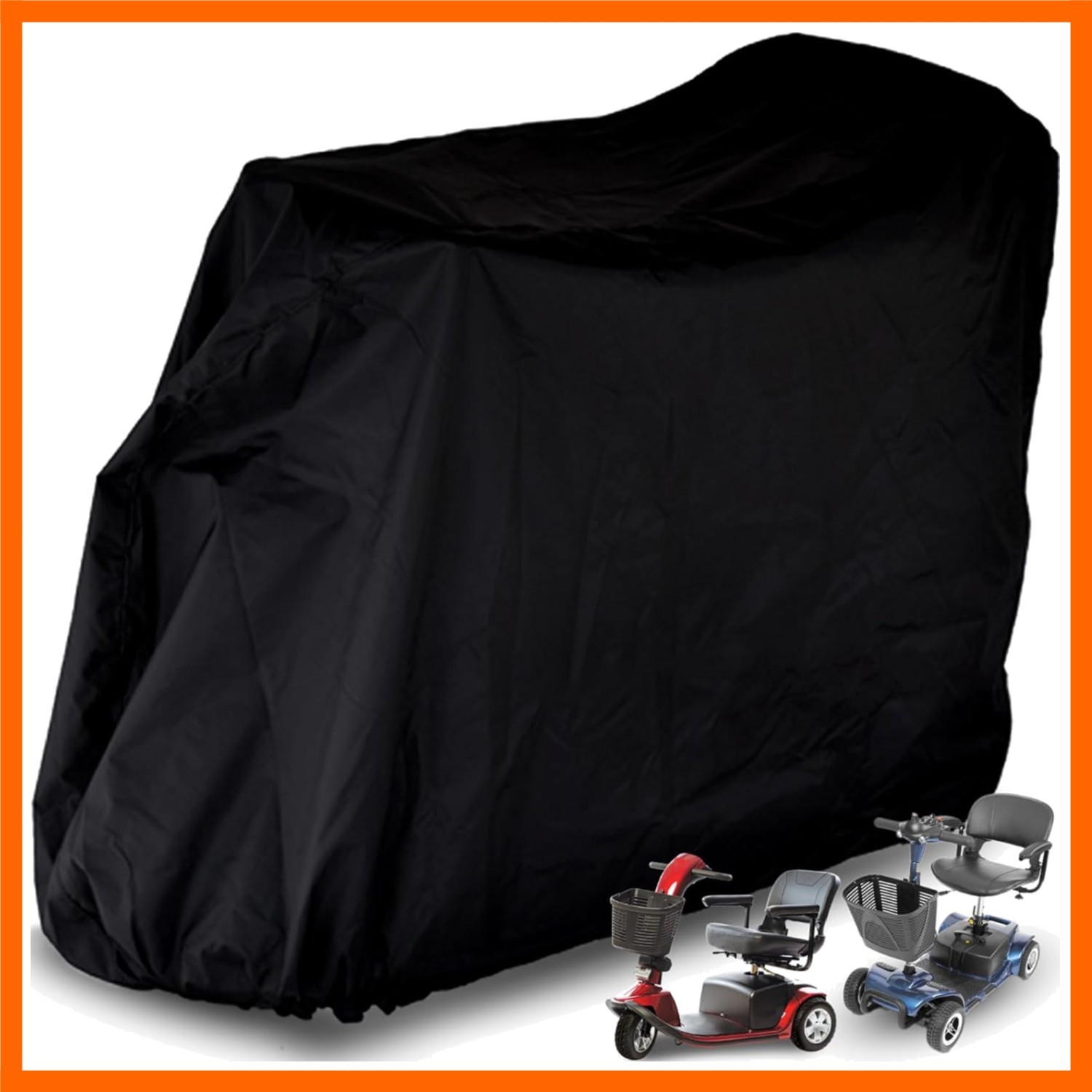 48"L x 22"W x 38"H Upgraded Mobility Scooter Storage Cover, 420D Oxford Fabri...