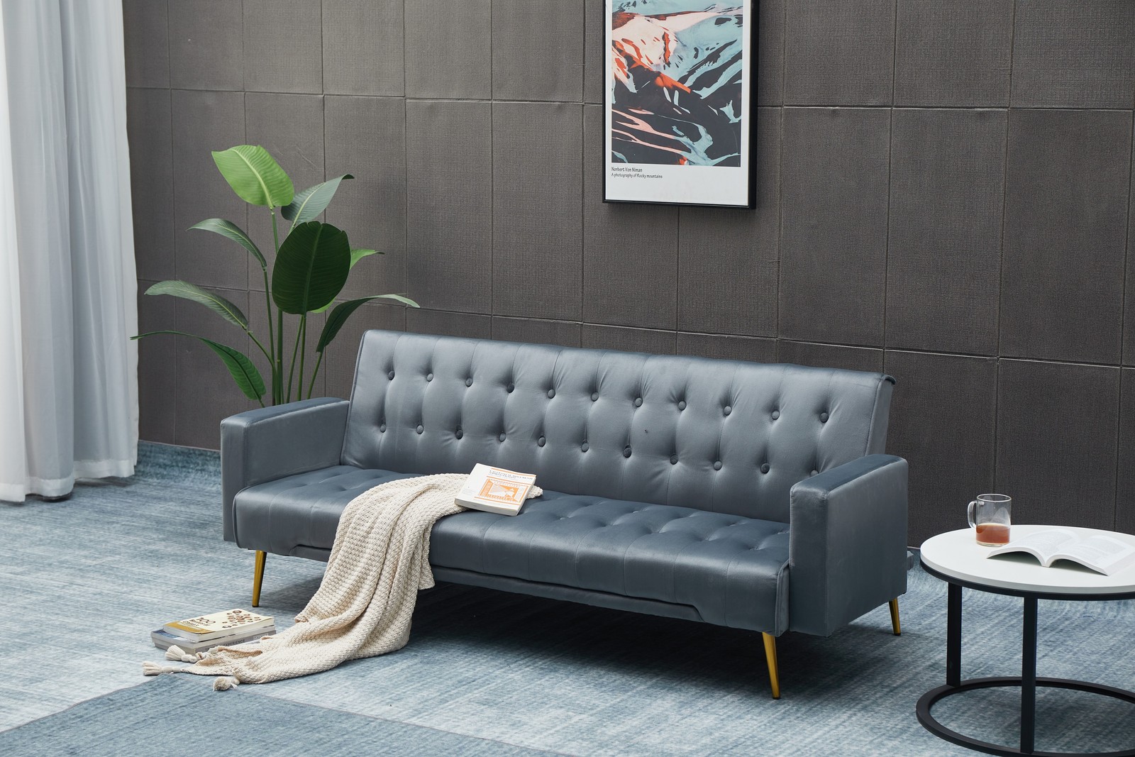 SOFA BED - DARKGREY