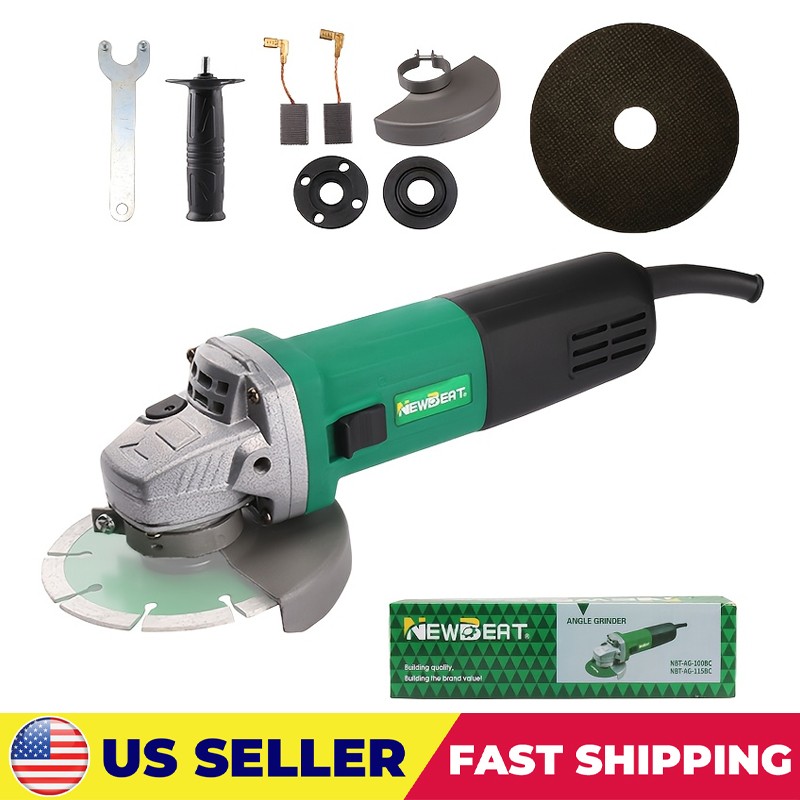 1000W 4.5in Angle Grinder Professional Grinding Tool Corded Slide Switch