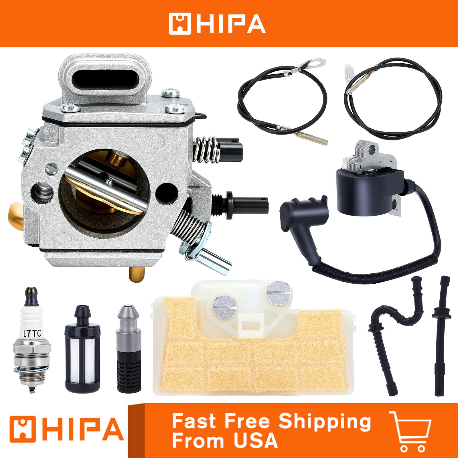 Carburetor Ignition Coil for Stihl MS290 MS310 MS390 029 039 290 Chainsaw