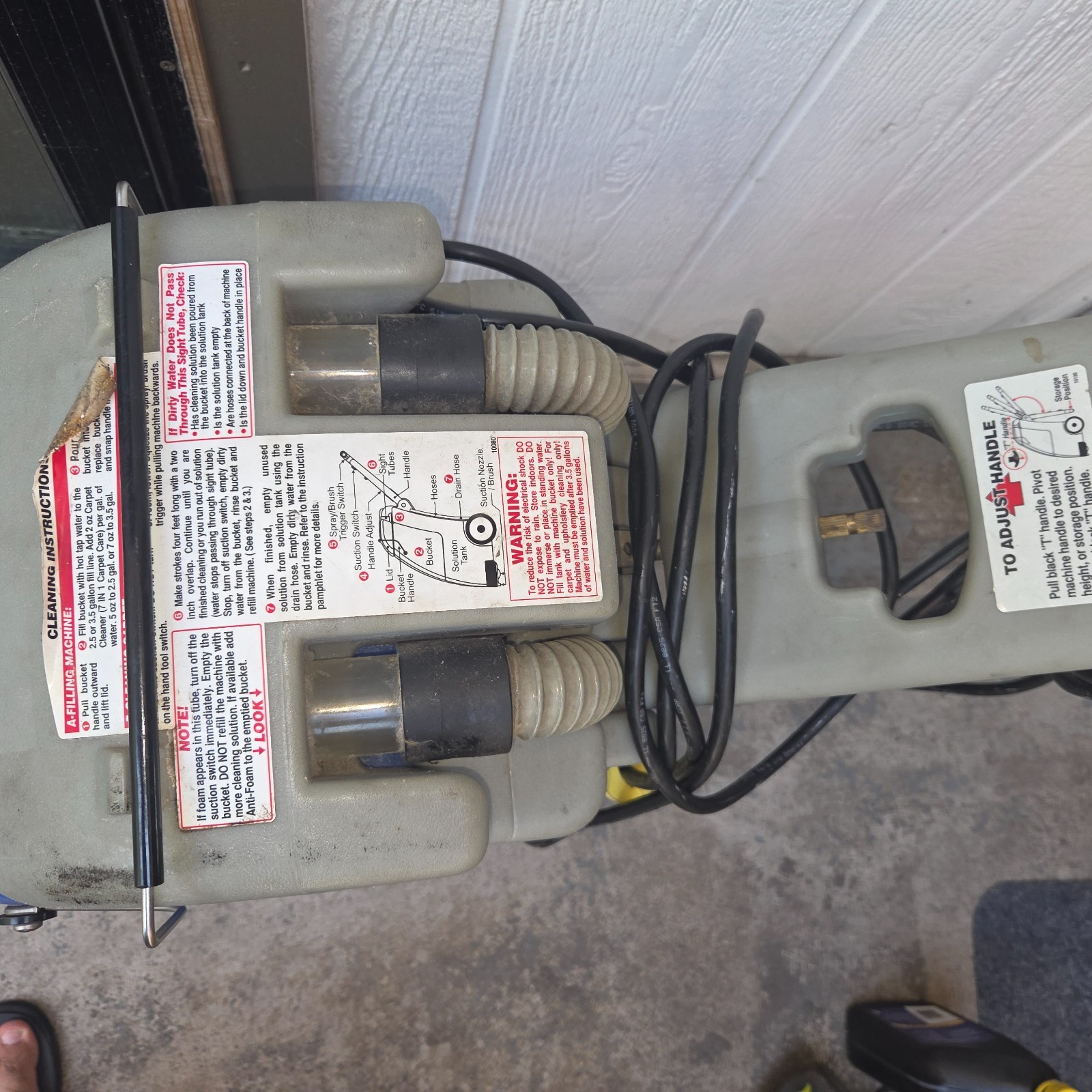 Kent Aqua Power C4 Carpet Express Carpet Extractor Cleaner Machine READ NEEDS