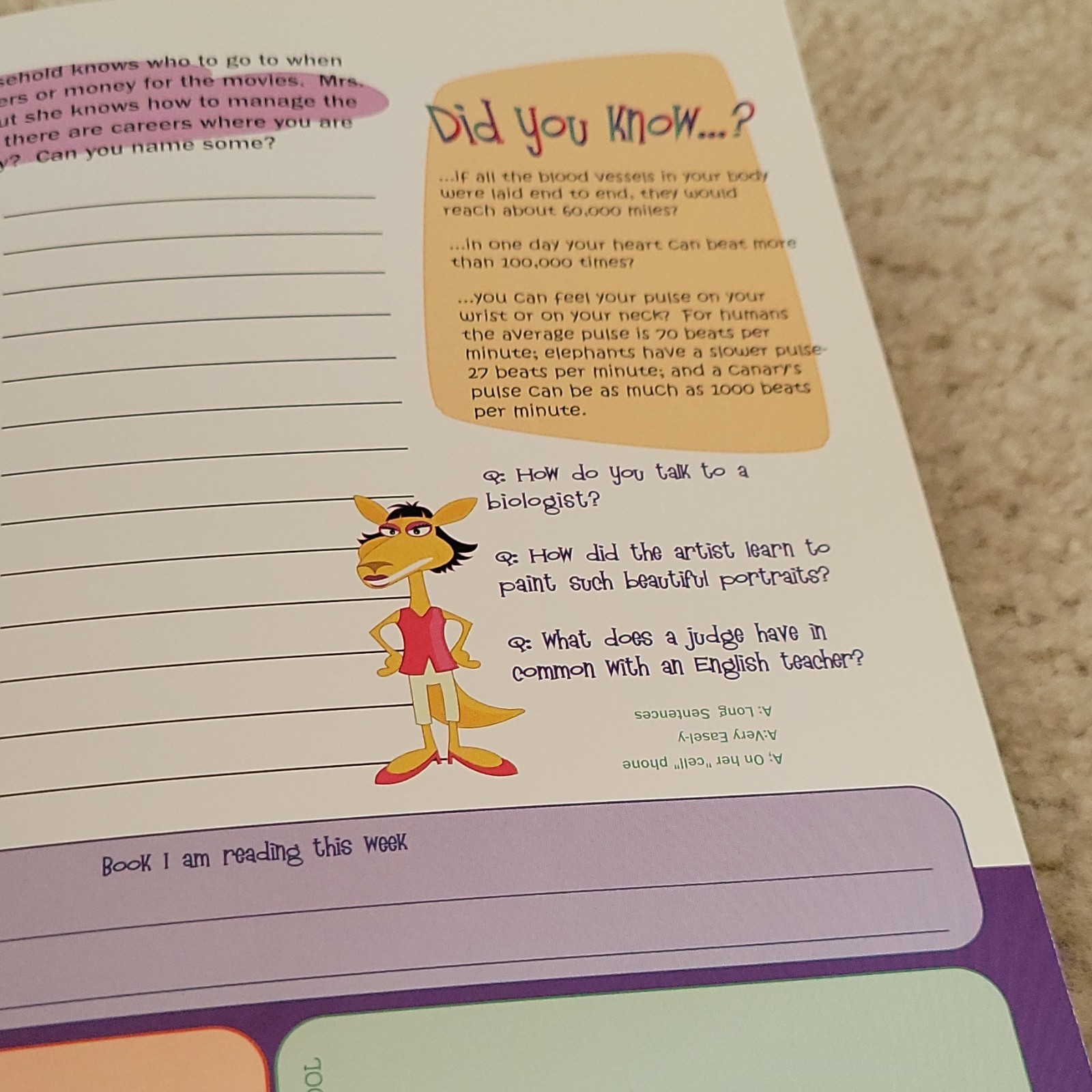 Five AES PHEAA Quarterly Assignment books, One My Student Planner Elementary