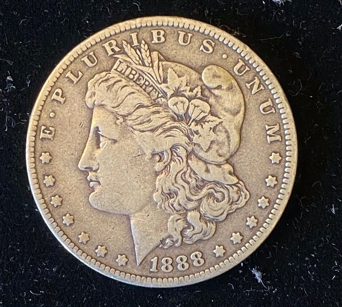 1878-1904 $1 MORGAN SILVER DOLLAR - VG-VF CONDITION, RANDOM DATE