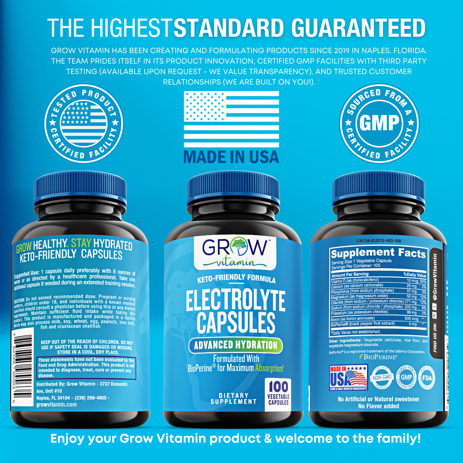 Complete Electrolyte Supplement-Potassium Chloride Magnesium NEW! Exp 06/2024