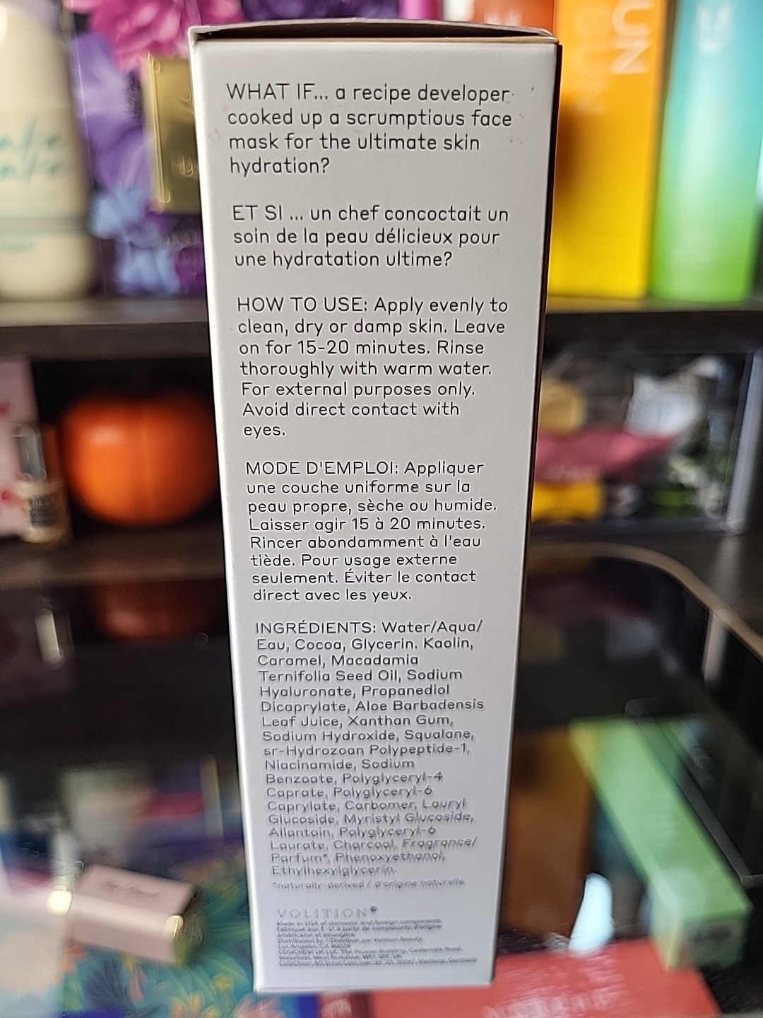 Volition Chocolate Macadamia Hydrating Mask