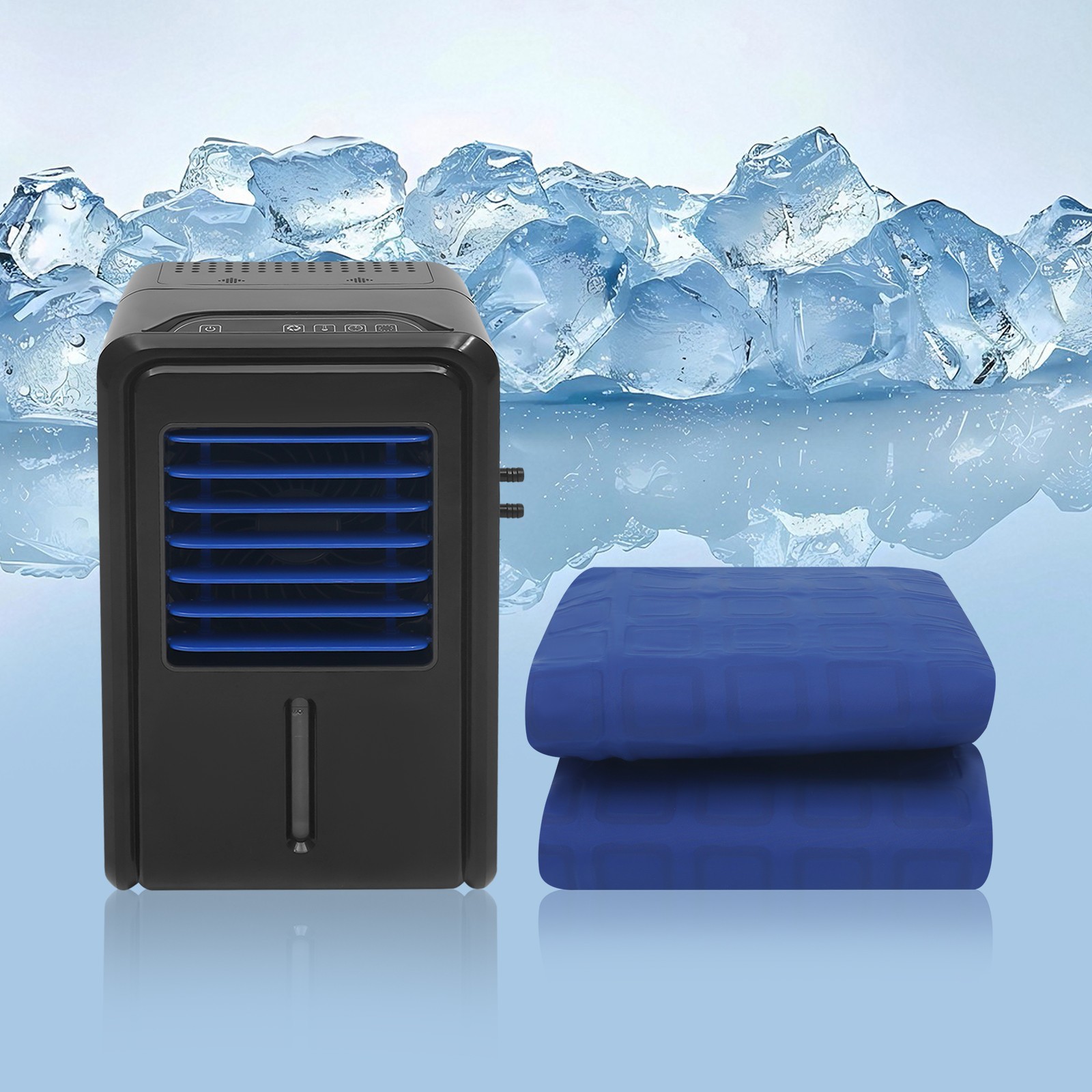 4-speed Fan Adjustment PVC Water Bed Cooler Ideal For Hot Sleepers Dual Control