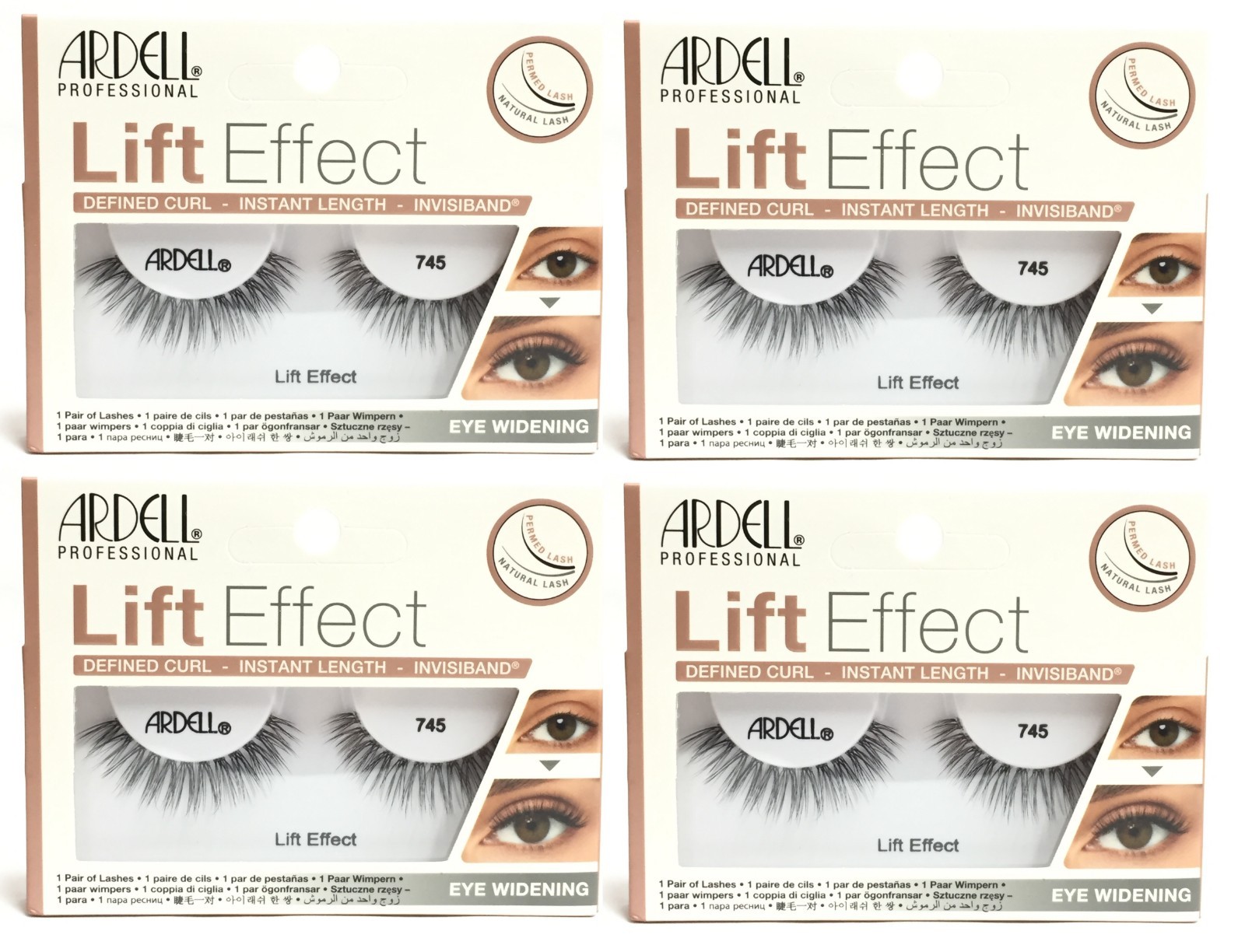 (4 PACK) Ardell Lift Effect 745, Item #62617
