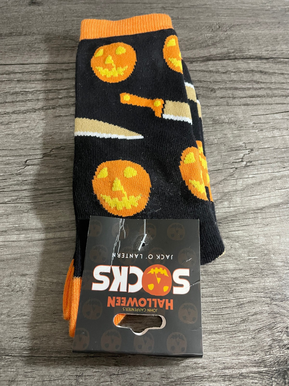 Horror Themed Crew Socks Michael Myers Fright Rags Size 6-12 *READ DESCRIPTION*
