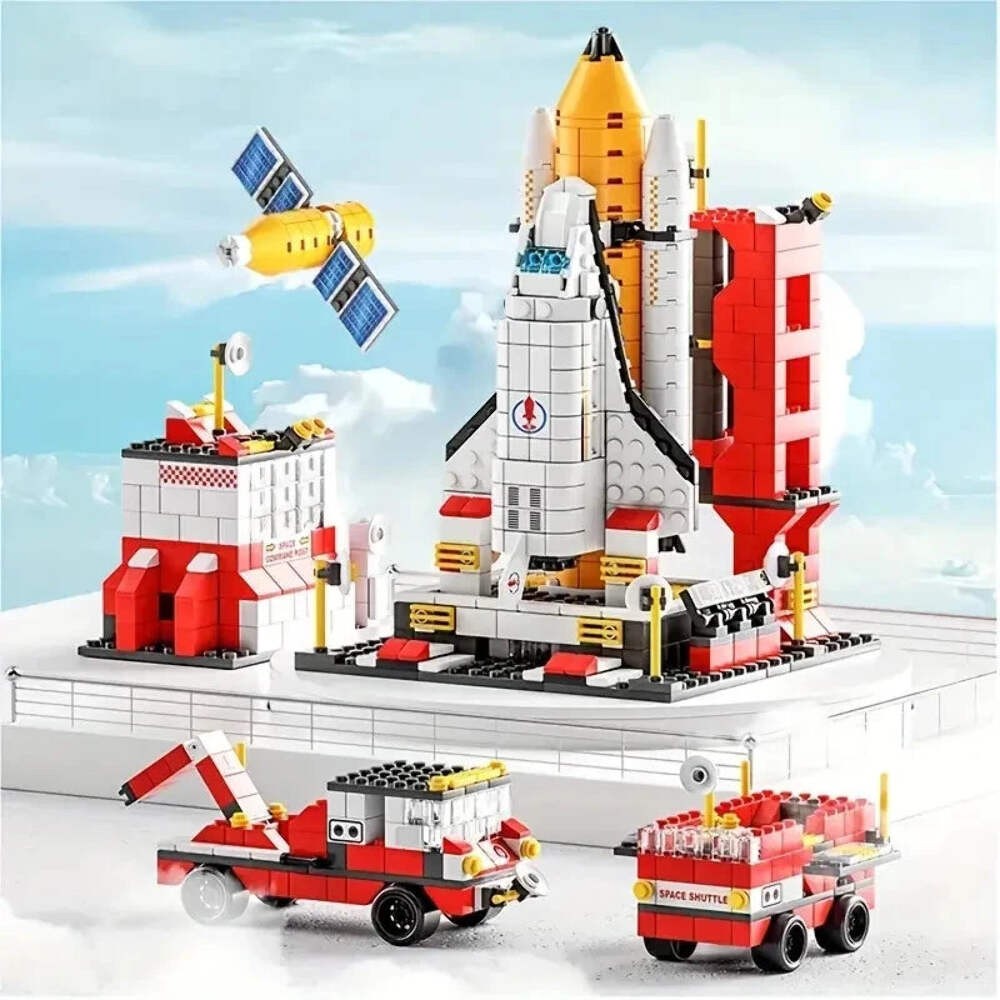 1000pcs Spacecraft Building Blocks