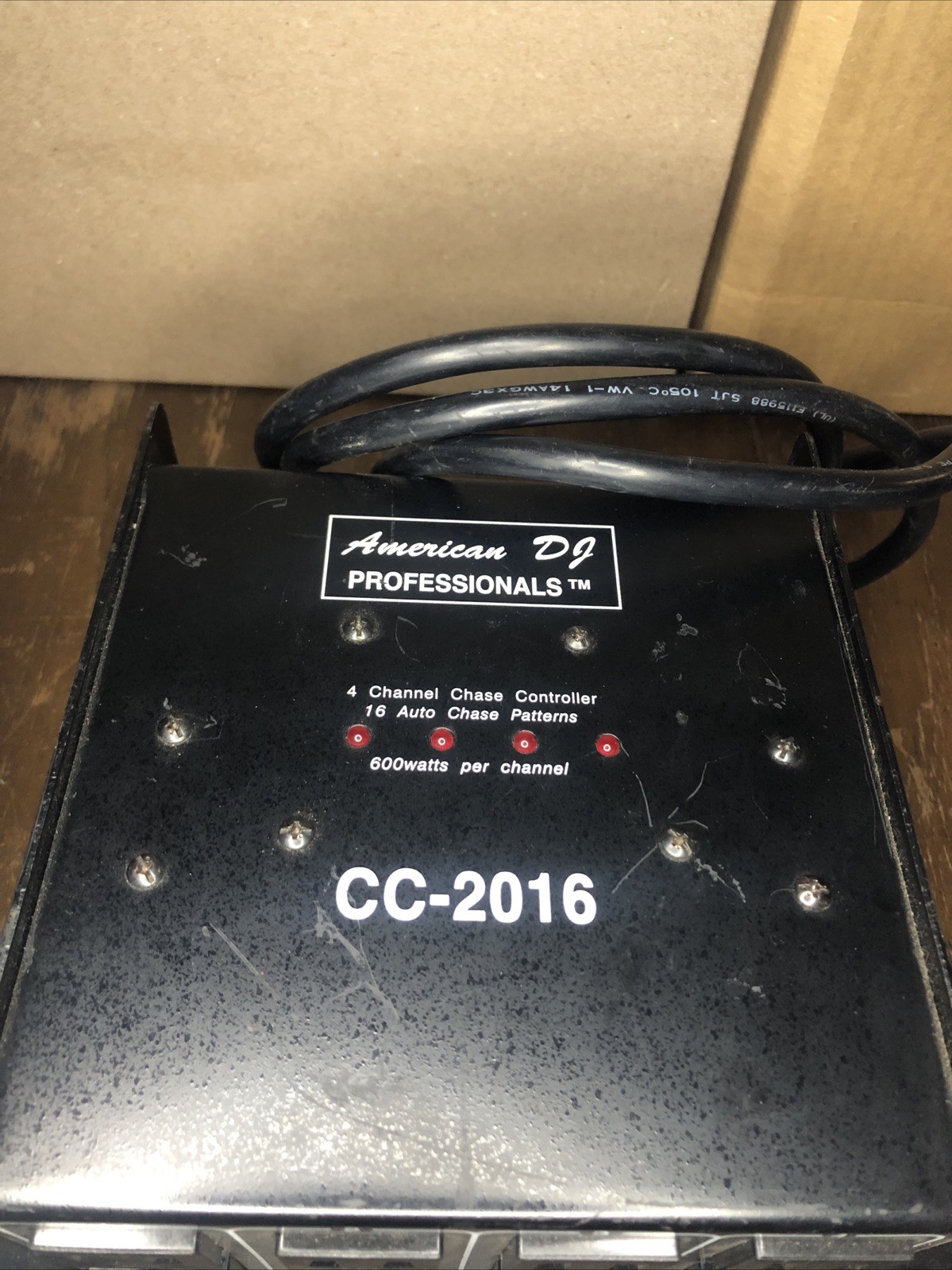 AMERICAN DJ PROFESSIONALS CC-2016 CHASE CONTROLLER 600 WATTS BY CHANNEL
