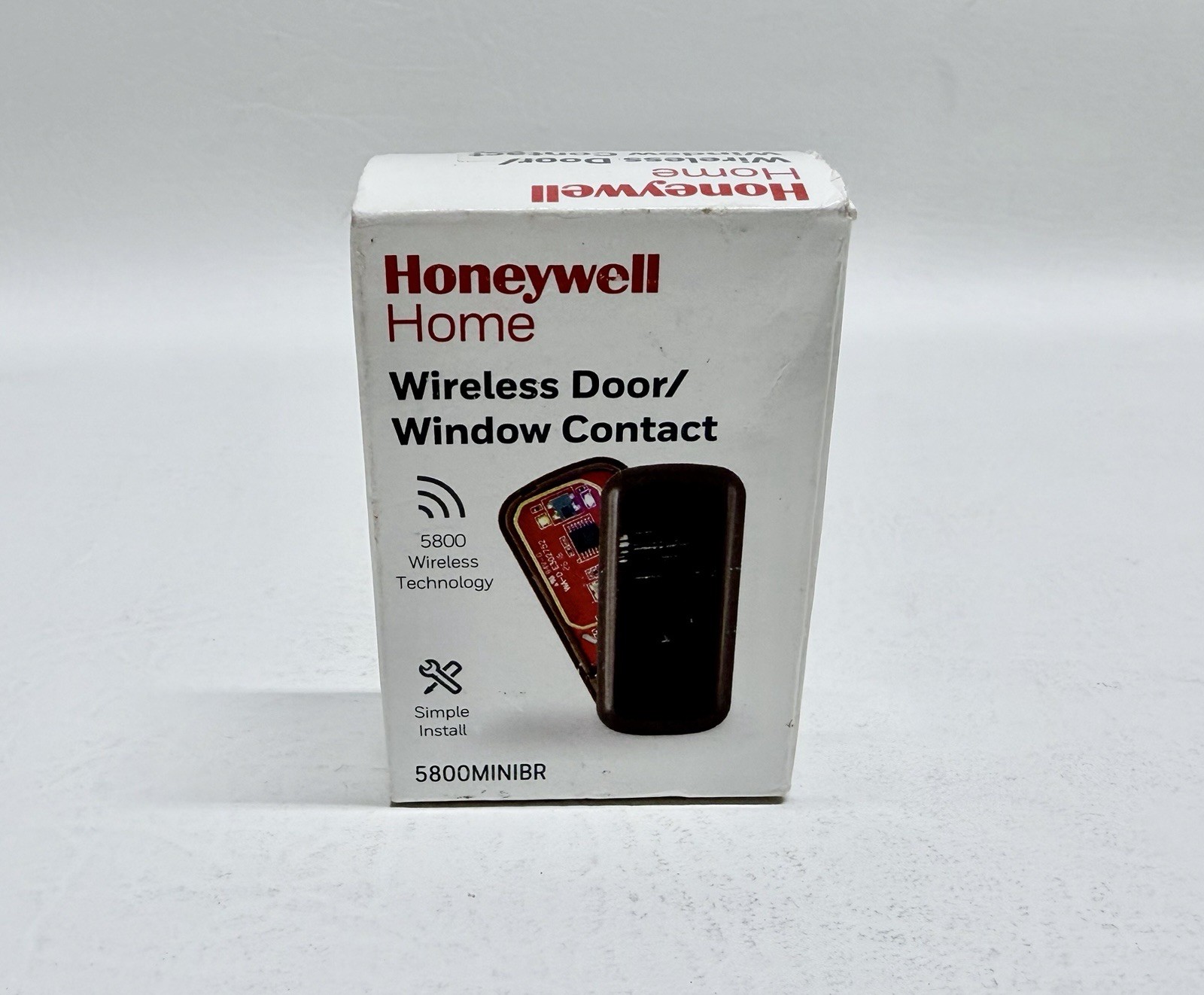 NEW Honeywell 5800MINIBR Wireless Door Window Contact BROWN