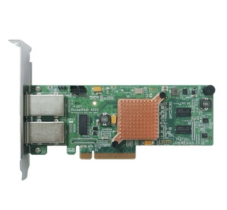 HIGHPOINT TECHNOLOGIES RR4520SGL 8PORT PCIE2 X8 H/W RAID HBA
