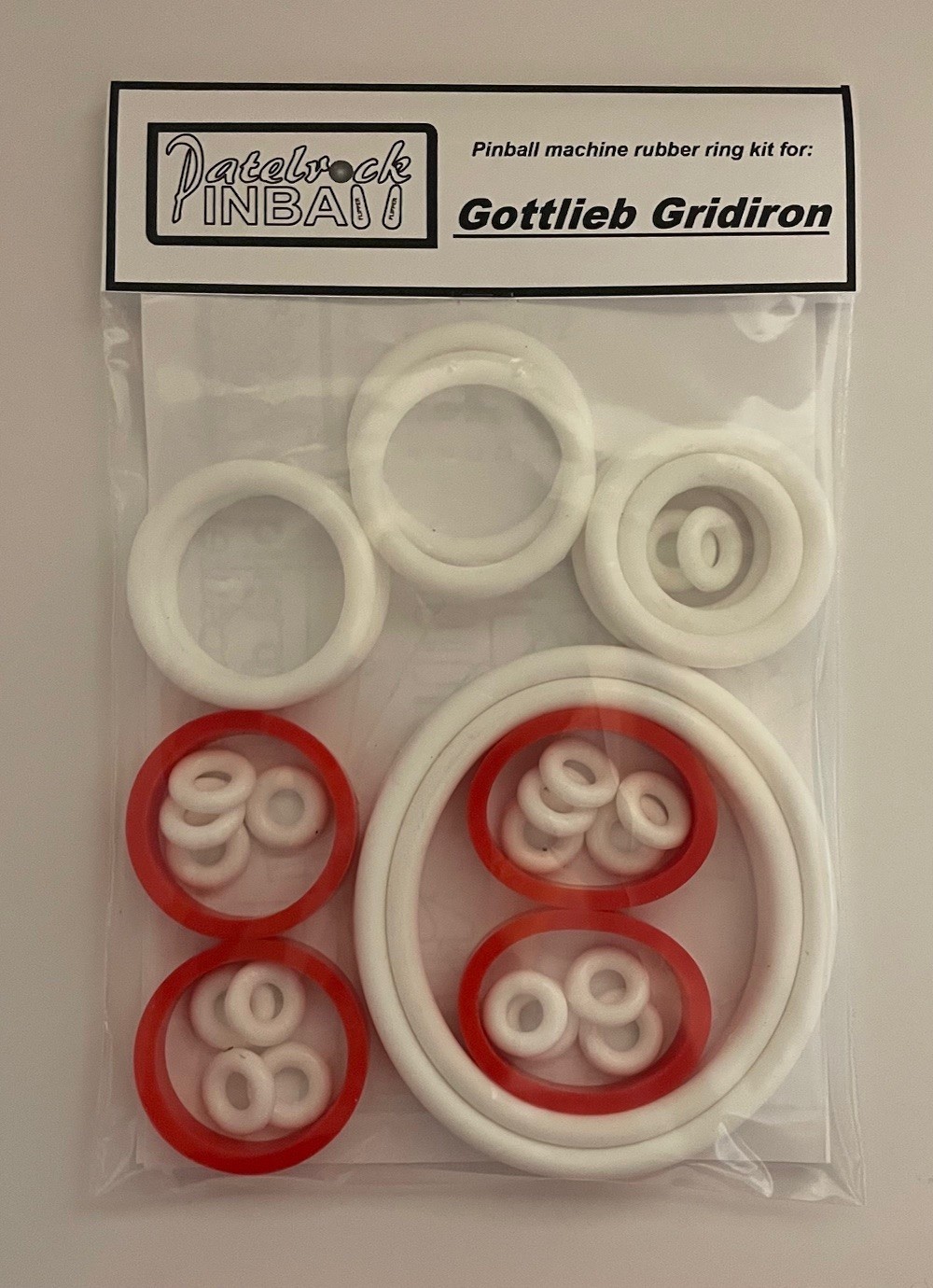 1977 Gottlieb Gridiron Pinball Machine Rubber Ring Kit