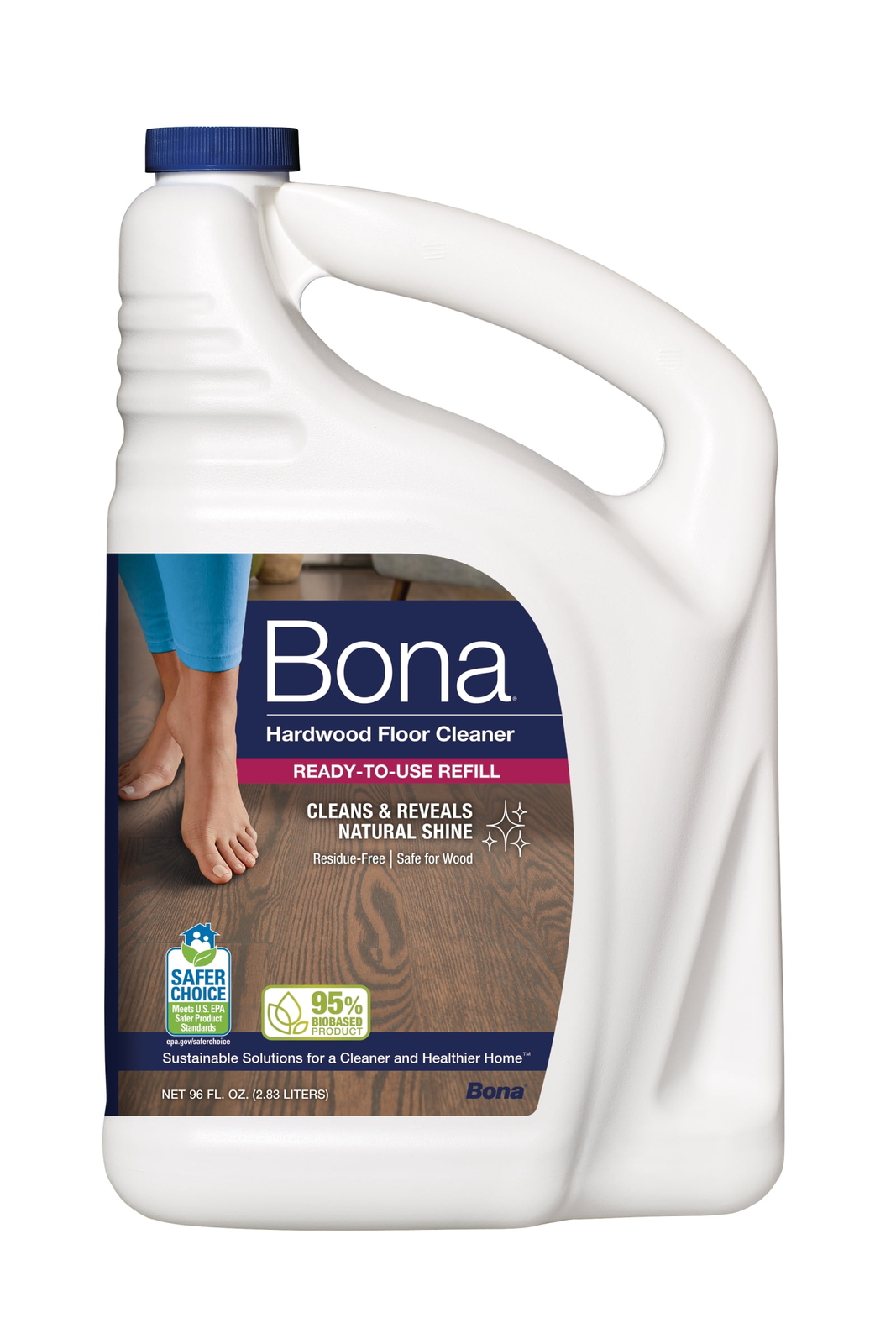 Hardwood Floor Cleaner Refill, unscented 96 fl oz