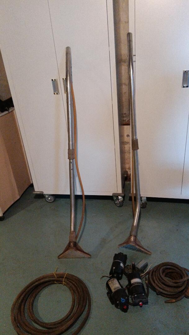 VINTAGE Carpet Cleaning Wands, Solution Hoses, Motors & Equipment