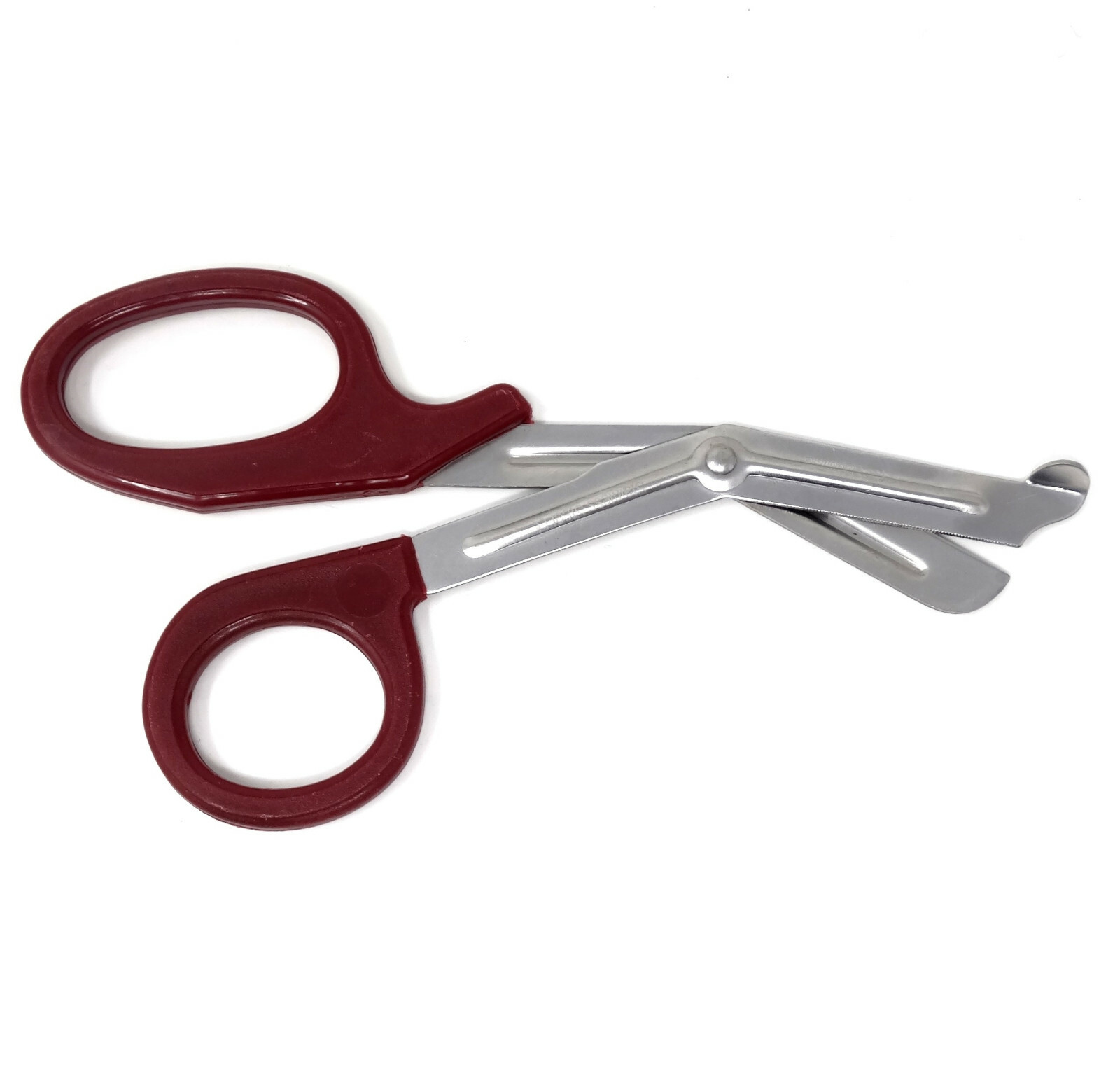 EMT Utility Maroon Scissors 7.25" Medical Paramedic First Aid Universal Shears